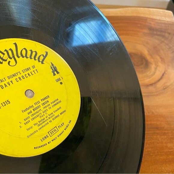 Walt Disneys Davy Crockett Vinyl Record - Picture 5 of 16